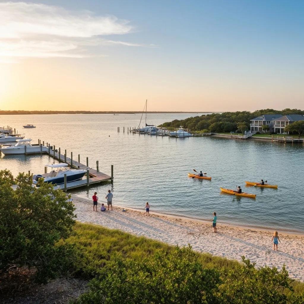 Stunning waterfront view in Rockport TX highlighting lifestyle appeal and property value